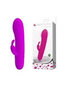 Mini Wibrator z Króliczkiem CESAR 10 Funkcji Wibracji - Wibratory Króliczki - 1 2