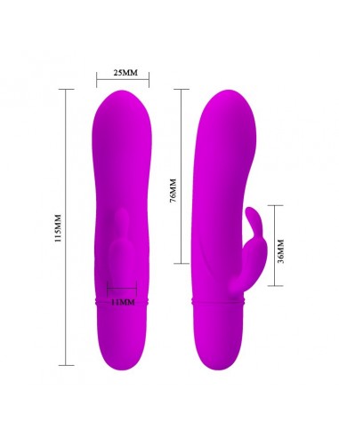 Mini Wibrator z Króliczkiem CESAR 10 Funkcji Wibracji - Wibratory Króliczki - 6