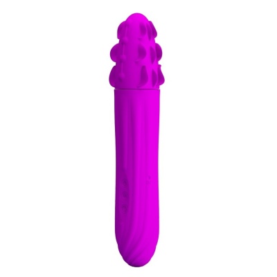 Dwugłowy wibrostymulator Aaron z rotacją i wibracją, 20,5 cm - 1