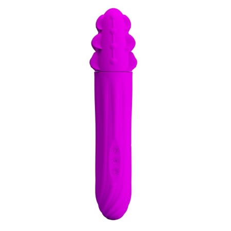 Dwugłowy wibrostymulator Aaron z rotacją i wibracją, 20,5 cm - 4