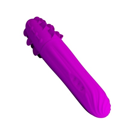Dwugłowy wibrostymulator Aaron z rotacją i wibracją, 20,5 cm - 5