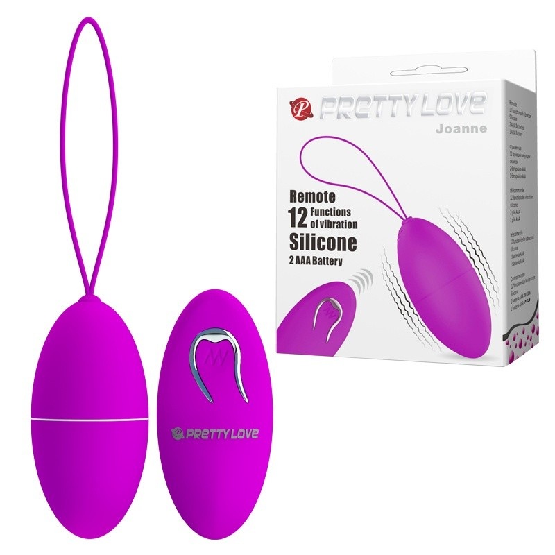Wibrator JOANNE z pilotem – 12 funkcji, 8 cm - 1