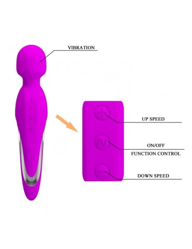 Masażer do Ciała MORTIMER 7 Funkcji i 5 Stopni Prędkości - Wibratory Magic Wand - 7