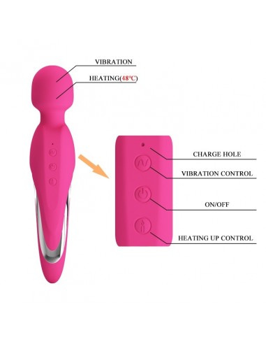 Masażer do Ciała i Zabaw Erotycznych MICHAEL z Funkcją Podgrzewania! - Wibratory Magic Wand - 8