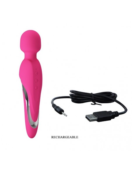 Masażer do Ciała i Zabaw Erotycznych MICHAEL z Funkcją Podgrzewania! - Wibratory Magic Wand - 9