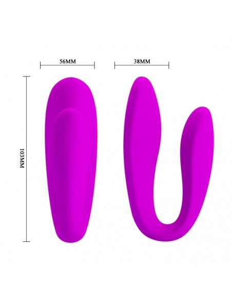 Stymulator punktu G i łechtaczki PRETTY LOVE - LETITIA, USB,10 function - Stymulatory łechtaczki - 7