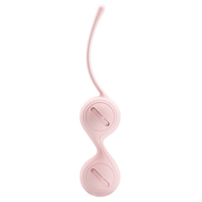 Kulki Kegla Tighten Up I z ruchomymi obciążnikami wewnętrznymi, różowe, 3 cm - 1