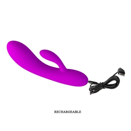 Wibrator dwustymulacyjny ALVIN z 30 trybami wibracji, 23,9 cm - 8