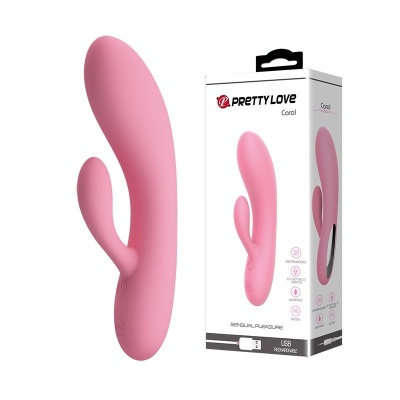 Wibrator CAROL z 30 trybami wibracji i stymulatorem łechtaczki, długość ok. 15 cm - 1 2
