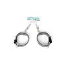 Kajdanki erotyczne Handcuffs With Studs 3 Cm - 3