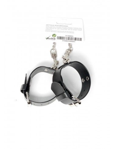 Kajdanki erotyczne Handcuffs With Studs 3 Cm - Kajdanki erotyczne - 6