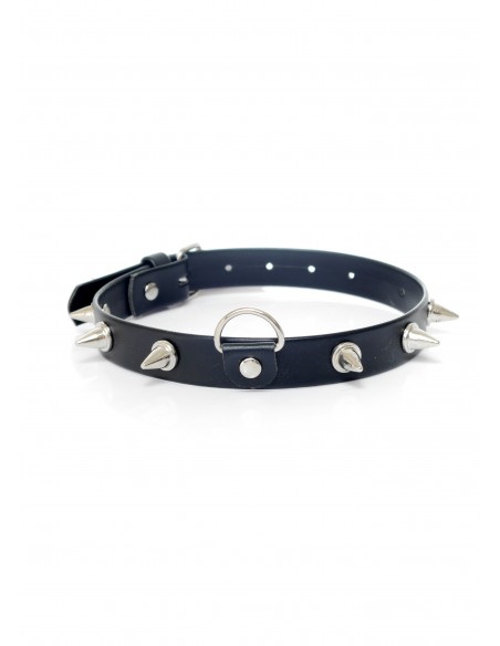 Obroża BDSM Collar With Studs 2 Cm - Chokery, obroże i smycze - 1