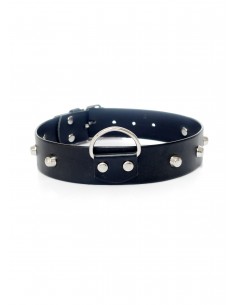 Obroża BDSM Collar With Studs 3 Cm - Chokery, obroże i smycze - 1