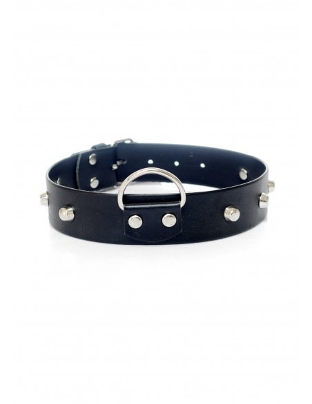 Obroża BDSM Collar With Studs 3 Cm - Chokery, obroże i smycze - 1