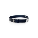 Obroża BDSM Collar With Crystals 2 Cm Silver - 4