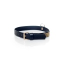 Obroża BDSM Collar With Crystals 2 Cm Gold - 4