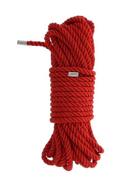 Lina BDSM Blaze Deluxe Bondage Rope Red 10 m - Liny, sznury BDSM - 1