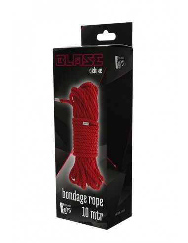 Lina BDSM Blaze Deluxe Bondage Rope Red 10 m - Liny, sznury BDSM - 2