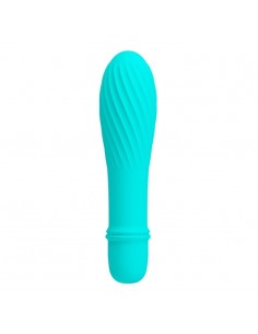 Nieduży Wibrator Solomon z Karbowaną Teksturą 10 Funkcji - Wibratory Mini - 1
