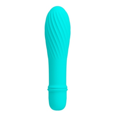 Wibrator pochwowy Solomon 18 cm o karbowanej powierzchni - 1