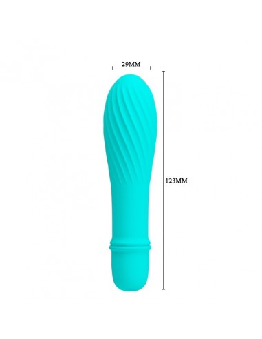 Nieduży Wibrator Solomon z Karbowaną Teksturą 10 Funkcji - Wibratory Mini - 5