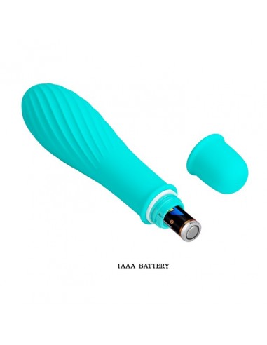 Nieduży Wibrator Solomon z Karbowaną Teksturą 10 Funkcji - Wibratory Mini - 6