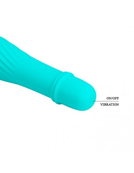 Nieduży Wibrator Solomon z Karbowaną Teksturą 10 Funkcji - Wibratory Mini - 7