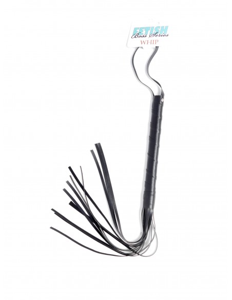 Pejcz BDSM Whip Black - Baty, pejcze i packi - 1