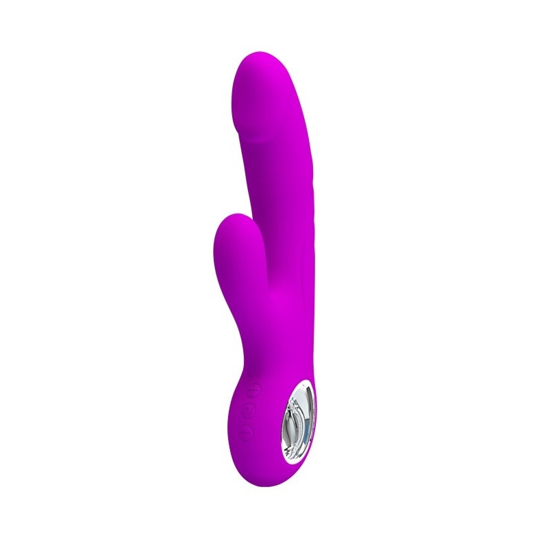 Wibrator Gordon z 7 trybami wibracji i stymulacją punktu G, 19 cm - 1