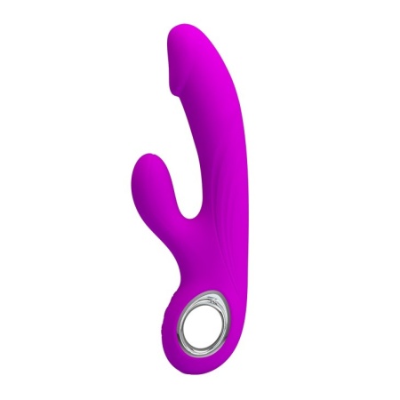 Wibrator Gordon z 7 trybami wibracji i stymulacją punktu G, 19 cm - 3