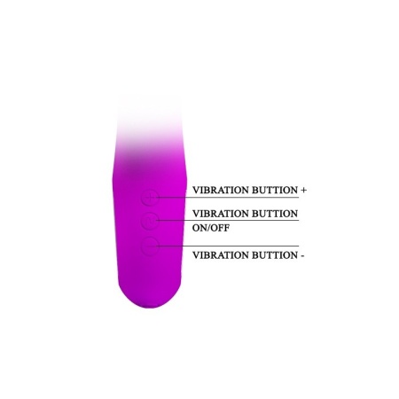 Wibrator Gordon z 7 trybami wibracji i stymulacją punktu G, 19 cm - 6
