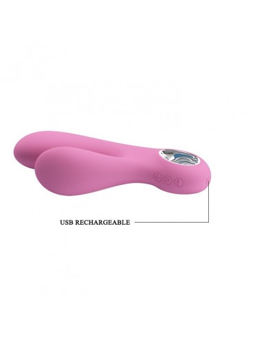 Słodki Wibrator Króliczek CANROL 7 Funkcji Wibracji 5 Poziomów Prędkości - Wibratory Króliczki - 8