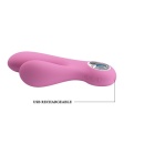 Wibrator Canrol z podwójną stymulacją, 17 cm, IPX7 - 7