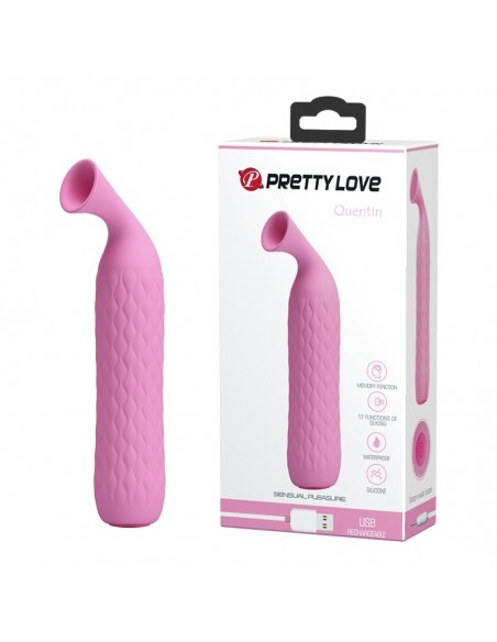Bezdotykowy Stymulator Łechtaczki Quentin 12 Funkcji Ssących - Wibratory Bezdotykowe - 4