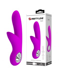 Wibrator Króliczek - Carol Usb Purple 7 Funkcji - Wibratory Króliczki - 1 2