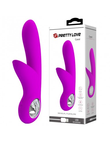 Wibrator Króliczek - Carol Usb Purple 7 Funkcji - Wibratory Króliczki - 2