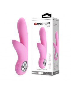 Wibrator Króliczek - Carol Usb Pink 7 Funkcji - Wibratory Króliczki - 1 2