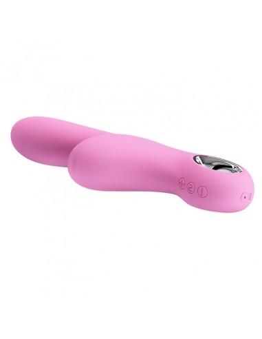 Wibrator Króliczek - Carol Usb Pink 7 Funkcji - Wibratory Króliczki - 4