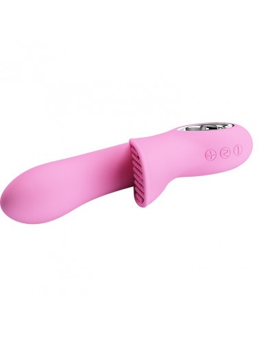 Wibrator Króliczek - Carol Usb Pink 7 Funkcji - Wibratory Króliczki - 5