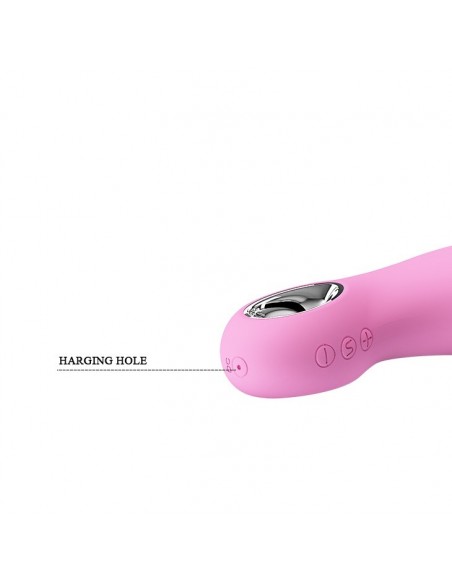 Wibrator Króliczek - Carol Usb Pink 7 Funkcji - Wibratory Króliczki - 9