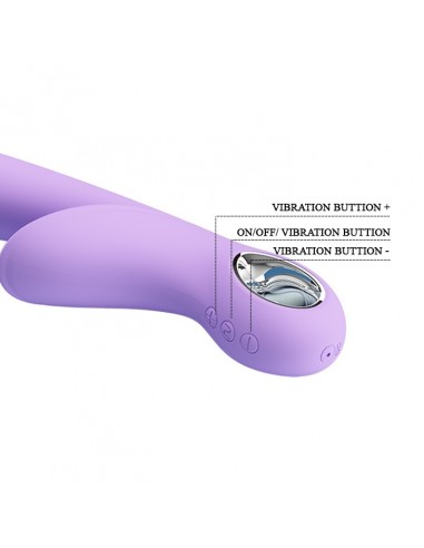 Wibrator Króliczek - Carol Usb Violet 7 Funkcji - Wibratory Króliczki - 8