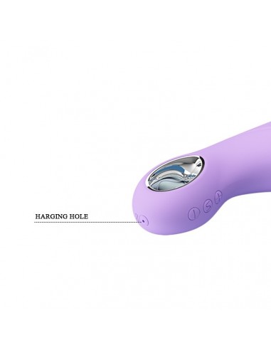 Wibrator Króliczek - Carol Usb Violet 7 Funkcji - Wibratory Króliczki - 9