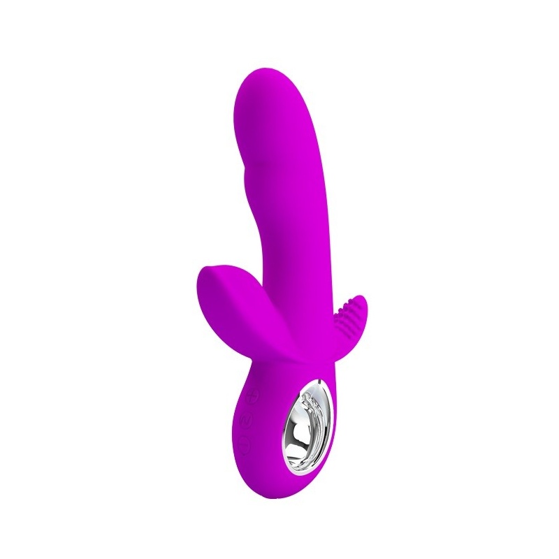 Wibrator HUMPHRAY USB z potrójną stymulacją (23 cm) - 1
