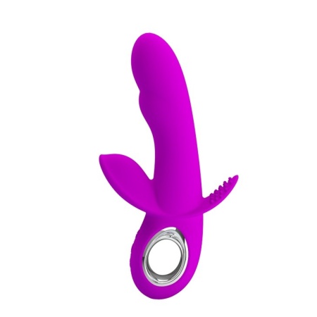 Wibrator HUMPHRAY USB z potrójną stymulacją (23 cm) - 3