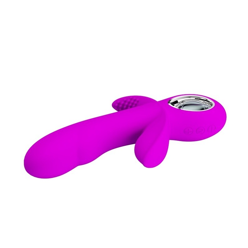 Wibrator HUMPHRAY USB z potrójną stymulacją (23 cm) - 4