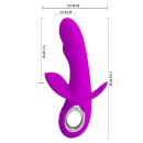 Wibrator HUMPHRAY USB z potrójną stymulacją (23 cm) - 7