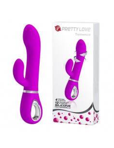 Wibrator Króliczek TERNENCE PURPLE 4 Rotacje 12 Funkcji - Wibratory Króliczki - 1 2