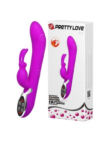 Wibrator Króliczek - Hot, 10 Funkcji, Warming Mode - Wibratory Króliczki - 2