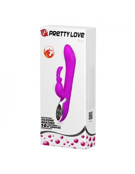 Wibrator Króliczek - Hot, 10 Funkcji, Warming Mode - Wibratory Króliczki - 9