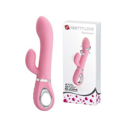 Wibrator Ternence króliczy z rotacją i 12 trybami wibracji 19 cm - 1 2